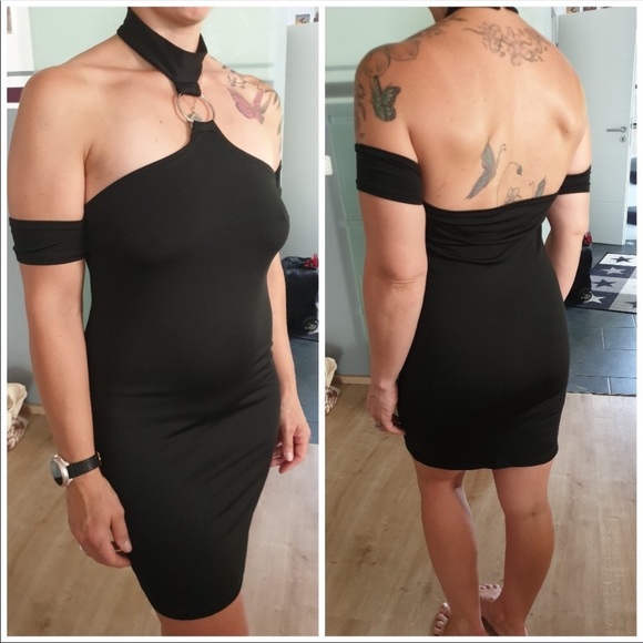 Short Sleeve unique style Tight Mini Dress NWT - Picture 8 of 8